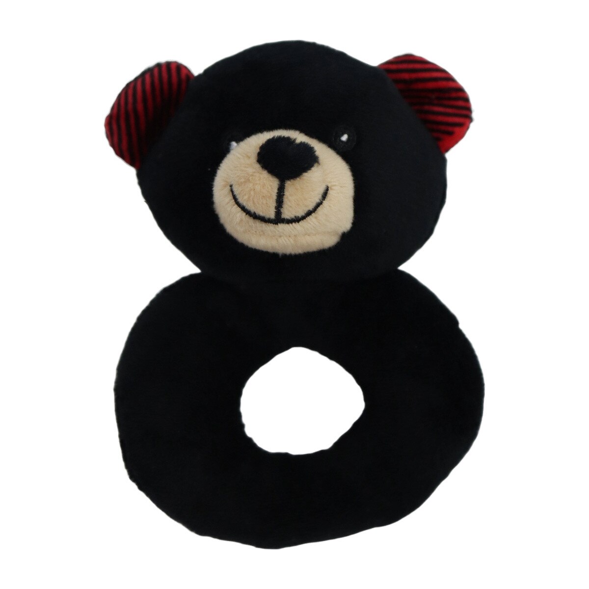 Black Bear Baby Rattle Ring